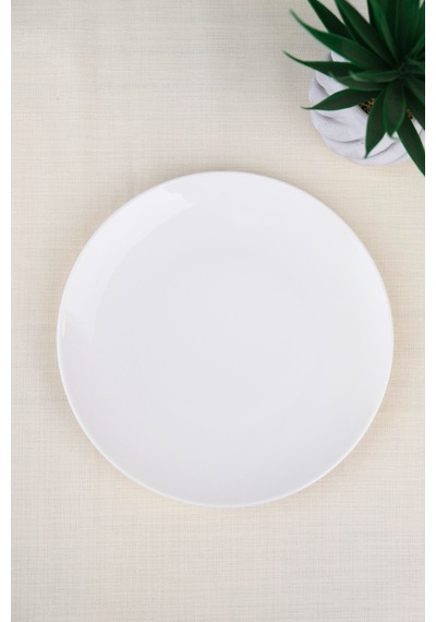 Tabak Evi Porselen Chic Pasta Tabağı 20,50cm Tekli Krem