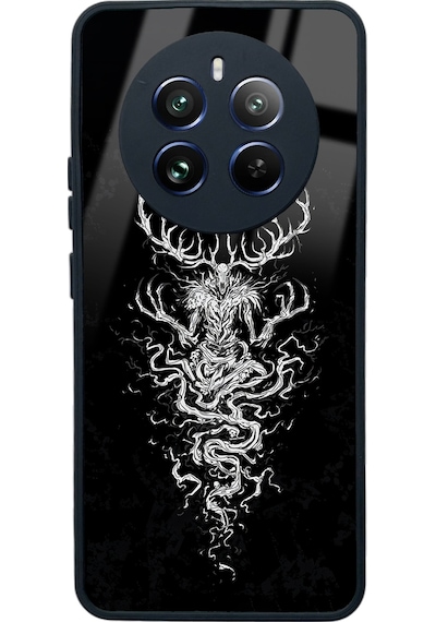 Oppo Realme 12 Pro Witcher 3 Deer Tasarımlı Glossy Telefon Kılıfı Çok Renkli
