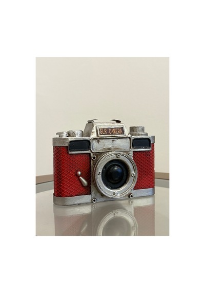 Retro Metal Slr Fotoğraf Makinesi Biblosu Ev Ve Ofis Hediyelik Eşya