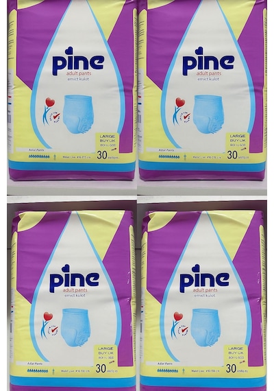 Pine Hasta Bezi - Külot- Large 30 Lu 4 Paket L
