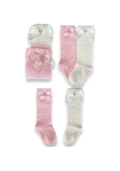 Footmania 2 "li Soket Çocuk Kurdele Dizaltı Fitilli Renkli Çorap Seti Extra Yumuşak Çok Renkli