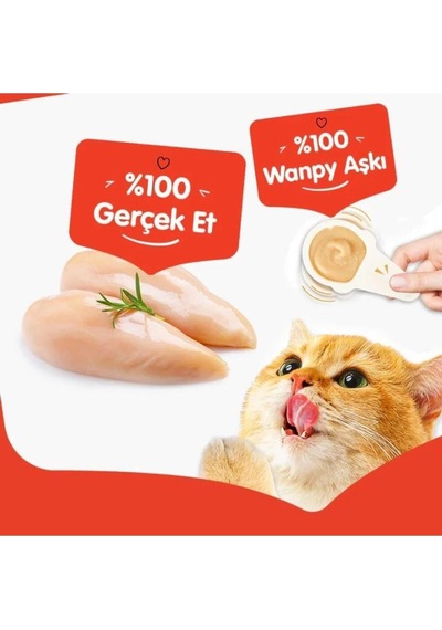 Tavuklu Kaşıklı Kedi Ödül Kreması 10x16 G