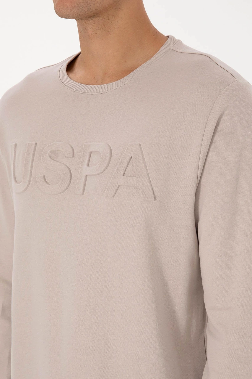 U.s. Polo Assn. Jellysk025 Taş Erkek Sweatshirt 2226878 Taş