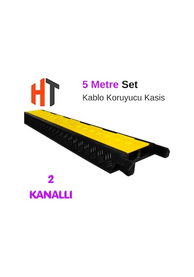 Kablo Kanallı Yol Kasisi Seti 2 Kanallı - 5 Metre