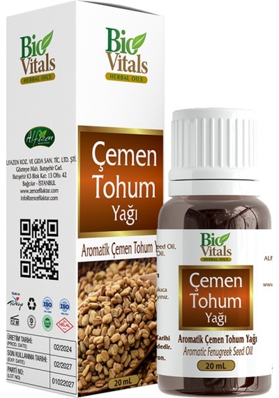 Bio Vitals Çemen Tohumu Yağı 20 Ml