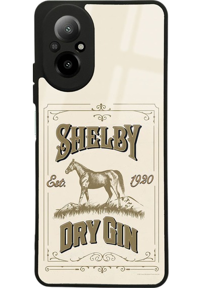 Oppo Realme 12 Lite Peaky Blinders Shelby Dry Gin Tasarımlı Glossy Telefon Kılıfı Çok Renkli