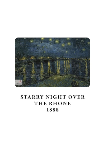 Night Series - A5, Van Gogh 4'lü Defter Seti I, Çizgisiz, Toplam 256 Sayfa, Her Biri 64 Sayfa, Çok Renkli