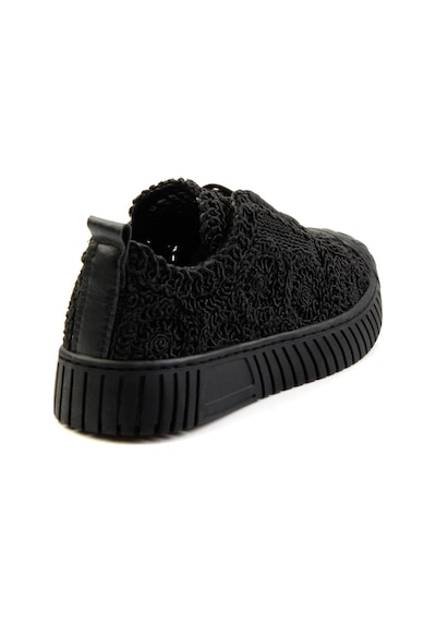 Bambi Siyah Leather Kadın Sneaker K01331175016 Siyah