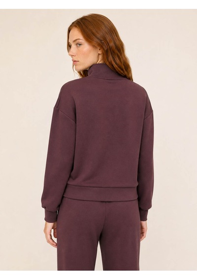 Loft Relax Fit Bordo Kadın Sweatshirt Lf2043809