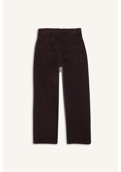 Defacto Erkek Çocuk Wide Leg Düz Paça Jean Pantolon G2929a825aubn340 Kahve
