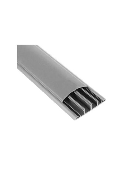 60x15 Mm Balıksırtı Plastik Kanal Gri 1 Boy 2 Metre
