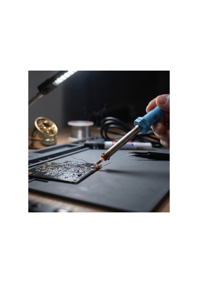 4 Adet Kalem Lehim Makinesi 60w Elektrikli Lehimleme Kalemi, Hobi Ve Elektronik Tamiratı İçin Mavi Gövdeli Soldering Iron