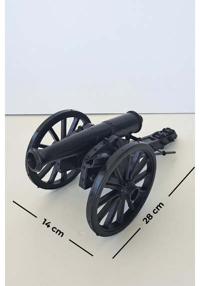 Çanakkale Savaş Topu Biblo Büyük Boy 28 Cm