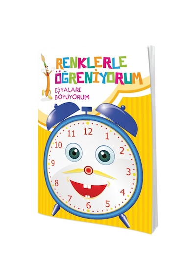 Renklerle Öğreniyorum Boyama Seti-Renkli ve Örnekli-10 Kitap Takım- Ema Çocuk