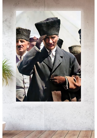 Lucena Metal Baskılı Atatürk Koleksiyonu Tablo No 73 - 15 Cm X 20 Cm