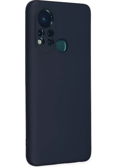 Newface İnfinix Hot 11s Kılıf Nano İçi Kadife Silikon - Lacivert