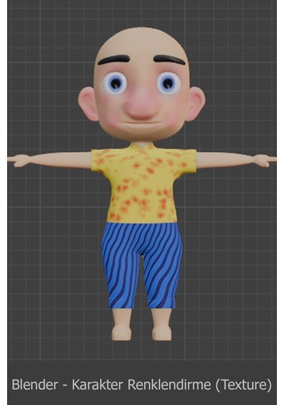 Blender 4.1 Modelleme, Renklendirme, İskeletlendirme Eğitim Seti