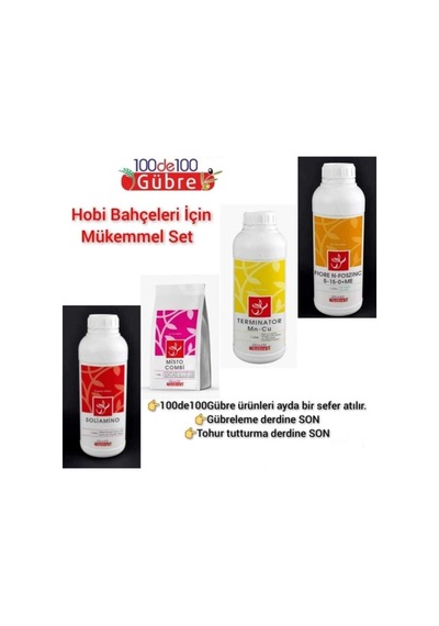 Hobi Bahçeleri Için Mükemmel Set Saksı Çiçekleri Bitki Gübreleri