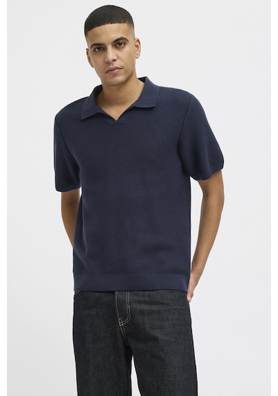 Jack & Jones Erkek Gece Mavisi Polo Yaka Tişört Model Kodu:12273012 Blue
