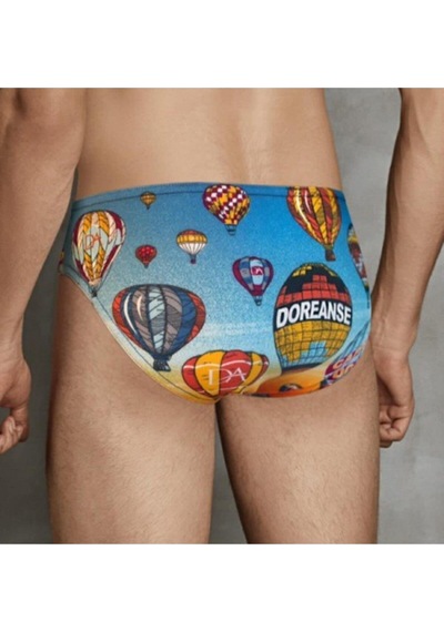 Doreanse Erkek Modal Kapadokya Desen Slip 1319-Kapadokya Çok Renkli