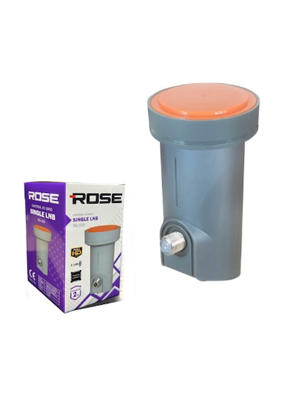 Rose Rg-100 Single Lnb Tek Çıkışlı Unıversal 0,1 Dbb Full Hd 4k Uyumlu Uydu Lnb 1080p