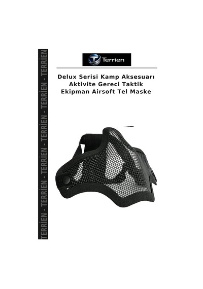 Delux Serisi Kamp Aksesuarı Aktivite Gereci Taktik Ekipman Airsoft Tel Maske