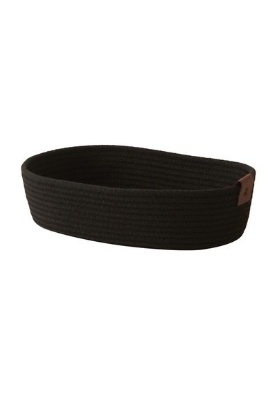Karaca Home Carla Oval Dekoratif Tabak 26x16x8 Cm Siyah