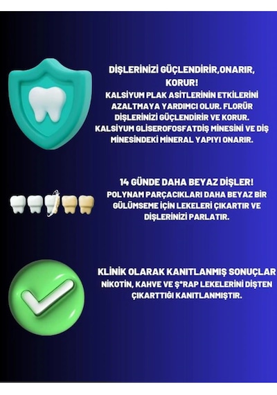 Clinomyn Smokers Sigara İçenler İçin Diş Beyazlatan Leke Giderici Diş Macunu 75 ML 10 Adet