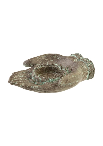 Vitale Hand Tealight Mumluk Gri Ak.jf095752480