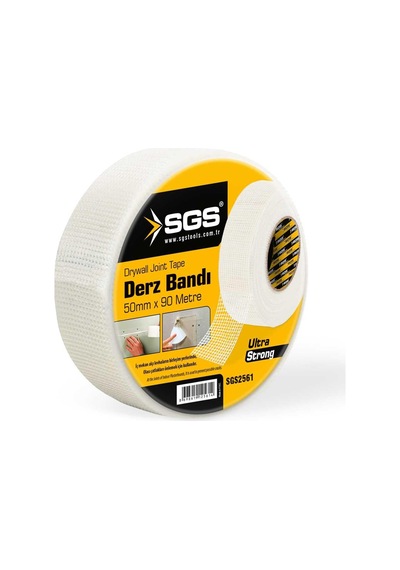27kids Sgs Derz Bandı, Ultra Strong, 50mm X 90 Metre, Alçıpan Birleşim Yeri İçin, 70gr Açık Bej