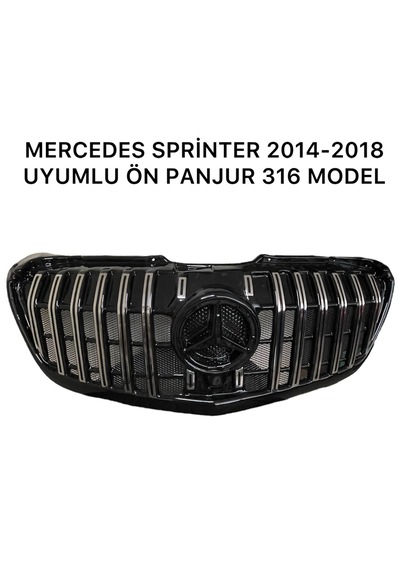 Mercedes Sprinter 2014-2018 Uyumlu Ön Panjur Gti Krom 316 Mdl.