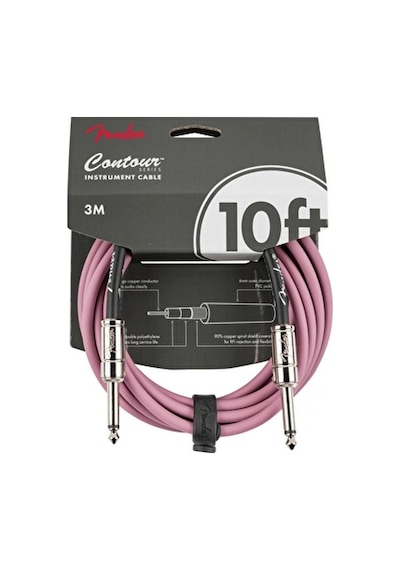 Fender Contour Serisi 3m Burgundy Mist Enstrüman Kablosu