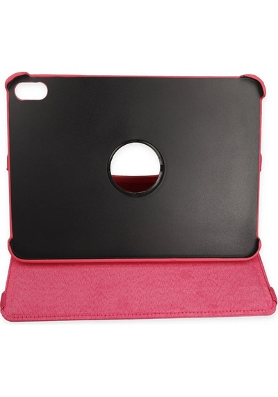 Gld-spt- Newface Apple Uyumlu iPad 2022 10.9 10.nesil Kılıf 360 Tablet Deri Kılıf - Pembe