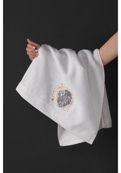 Varol %100 Microcotton Üst Kalite Havlu Seti Burç Nakışlı Aslan-standart Aslan Diğer