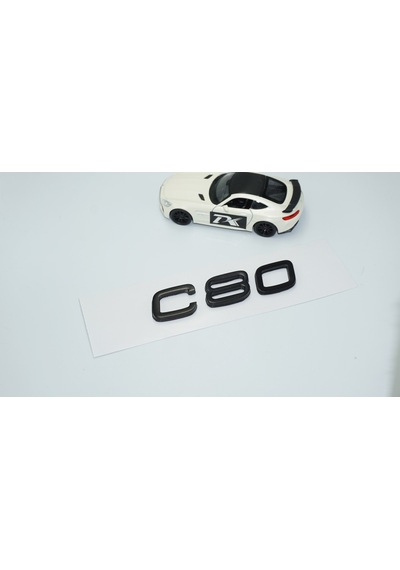 Dk Tuning C80 Siyah Abs 3m 3d Bagaj Yazı Logo Volvo İle Uyumlu