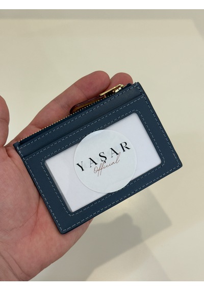 Coach Mini Id Skinny Case Kartlık-cüzdan Denim