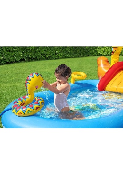 Vahşi Batı Oyun Havuzu 264 X 188 X 140 Cm 53118 - Beyaz At Çok Renkli