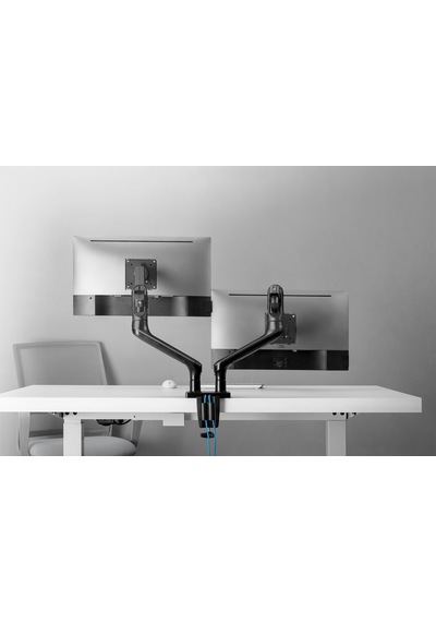 Digitus DA-90417 15"-32'' 9 KG 2 x Usb Gaz Basınçlı Özel Tasarım Çiftli Monitör Tutucu