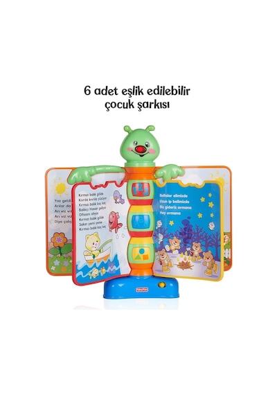 N3835 Eğlen Ve Öğren Eğitici Masalcı Tırtıl / Türkçe / +6 Ay