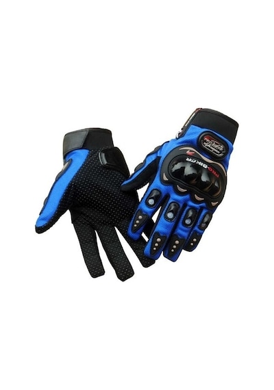 Probiker Motosiklet Eldiveni Korumalı Siyah