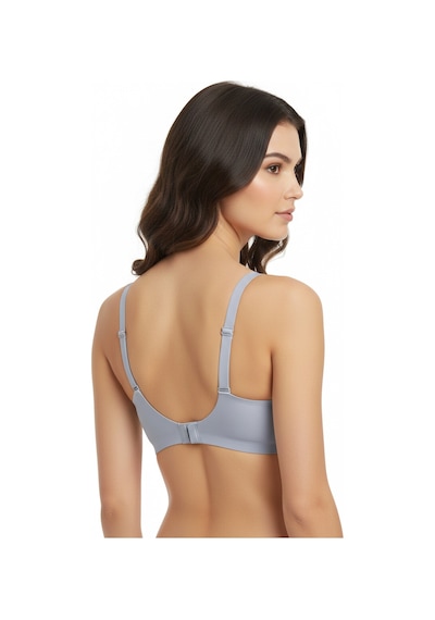 Cottonhill Seamless Bra - Slight Lazer Kesim Dikişsiz Dilim Detaylı Balensiz Kadın Sütyen 3'lü Paket-2 Çok Renkli