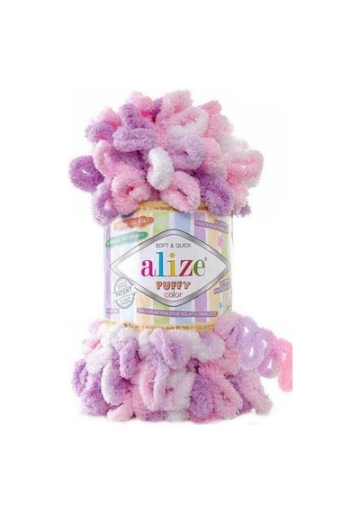 Alize Puffy 1 Adet 6051 El Örgü Ipliği Elle Örülen Kalpli Yastık Bebek Battaniyesi Örgü Ipi 6051