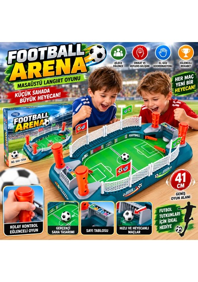 Futbol Arena Langırt Oyunu Masaüstü Futbol Oyunu Çocuk Oyuncağı Eğlenceli Rekabet Oyunu