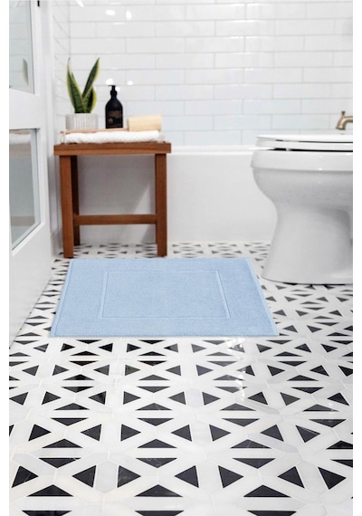 %100 Pamuk 60x60 Banyo Paspası Çok Renkli