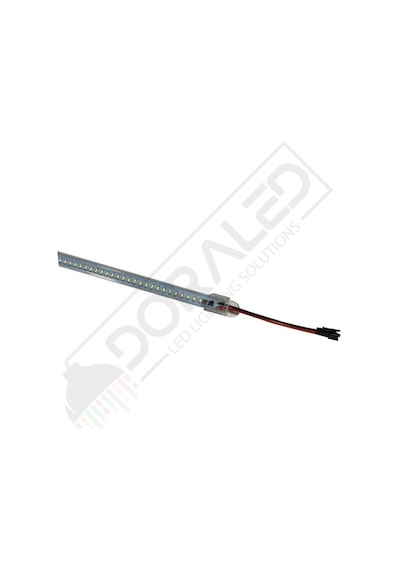 220 Volt 4014 Çubuk Led Gün Işığı 3000-3200k-şeffaf Cam 50 Cm Kasalı Dim Edilebilir Bar Led 220v