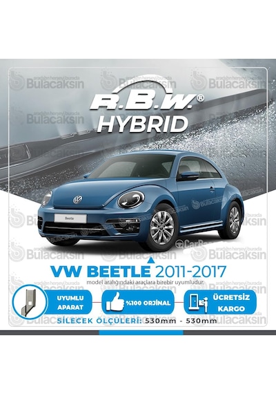 Volkswagen Beetle Ön Silecek Takımı (2011-2017) RBW Hibrit