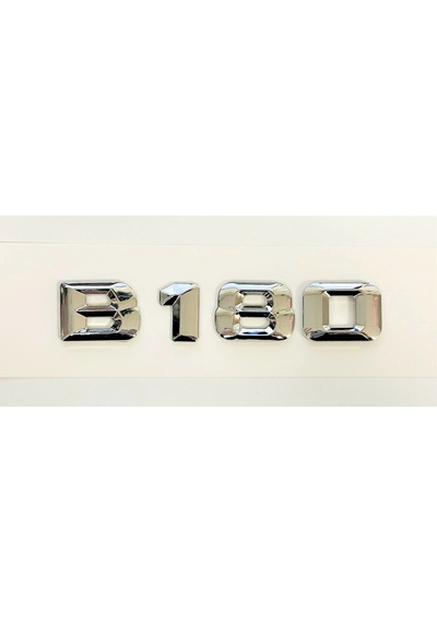 Benz B180 Krom Bagaj Yazısı 3m 3d Abs