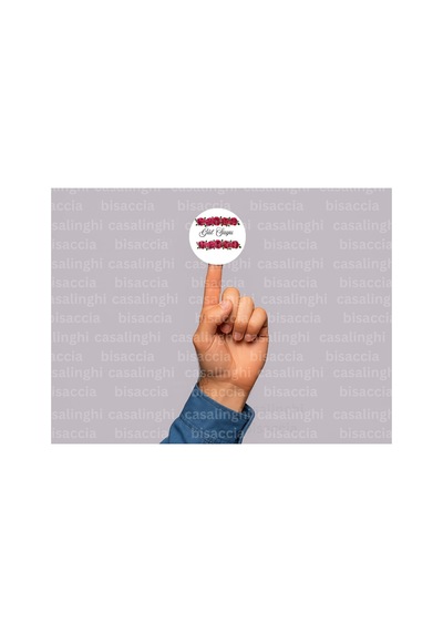 Gül Suyu Etiketi Hediye Sticker Kırmızı Gül Baskılı Yuvarlak Mat Çıkartma 4 Cm 45 Adet Çok Renkli
