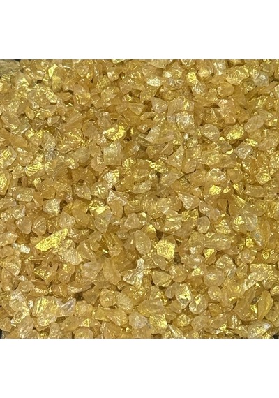 Tahtakale Toptancı Epoksi Mum Dekoratif 2-4 Mm Arlığında Gerçek Cam Kırığı 1 Kg Gold