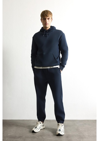 Defacto Regular Fit Bağcıklı Bel Jogger Basic Eşofman Altı E6326ax26aunv146 Lacivert-nv146